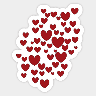 Valentines Hearty Hearts Sticker